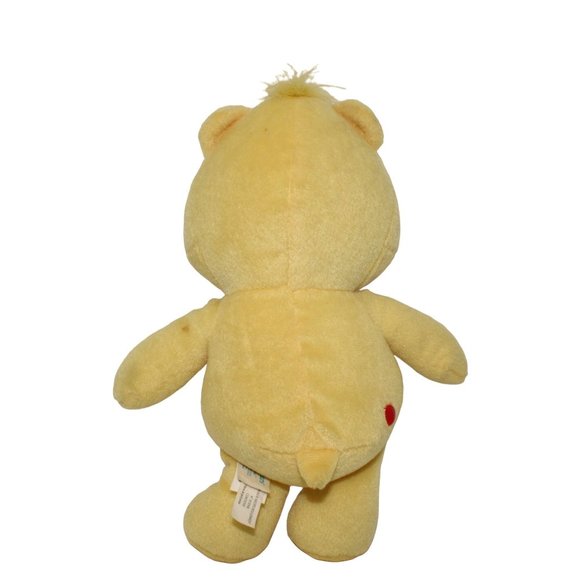 Vintage Care Bears 2003 Yellow Plush Stuffed Birthday Bear Birthday Cupcake 10" - Picture 2 of 3